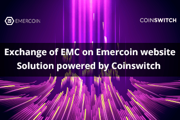 Cryptocurrency exchange for EMC on Emercoin website 