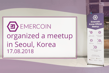 Emercoin organized a meetup at Google Classrooms in Seoul, Korea. 
