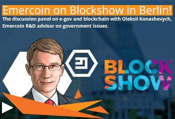Emercoin Team Took Part in a panel discussion about blockchain and E-government on BlockShow Europe 2018 conference!!! 