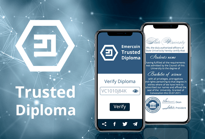 Emercoin Builds New Blockchain System to Verify Graduate Certificates 