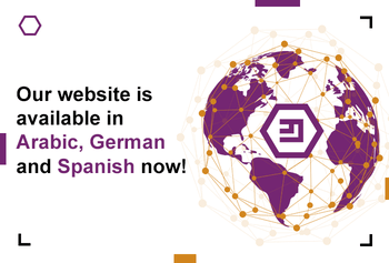 New opportunities with new languages: our website is available in Arabic, German and Spanish now 